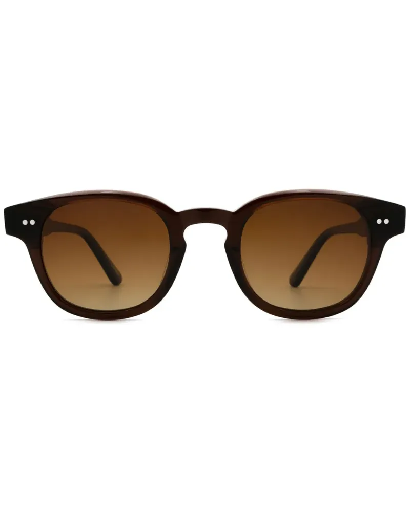 CHIMI 01 Sonnenbrille mit rundem Gestell - Braun Braun