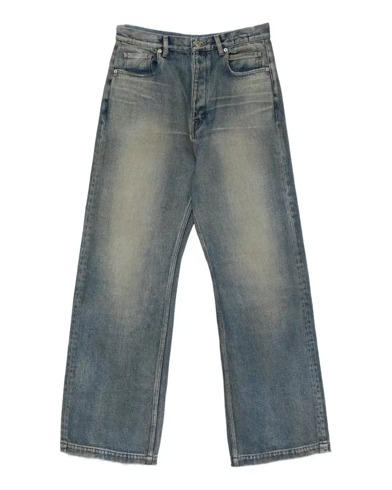 DRKSHDW by Rick Owens faded wide-leg jeans - Blau Blau