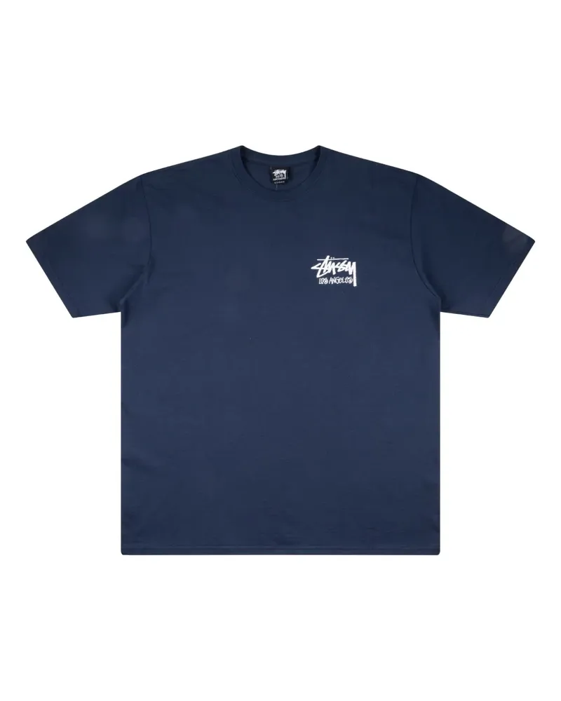 Stüssy graphic T-shirt - Blau Blau