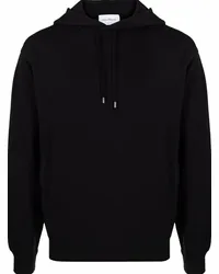 Ferragamo Langärmeliger Hoodie Schwarz