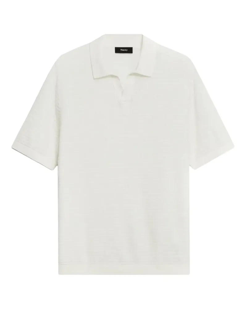 Theory Brenan Poloshirt - Weiß Weiß