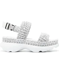 Moncler Gewebte Belay Sandalen Grau