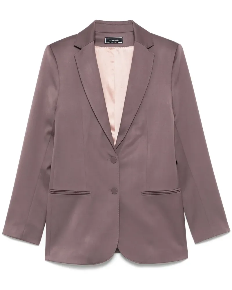 STYLAND Sakko aus Satin - Rosa Rosa
