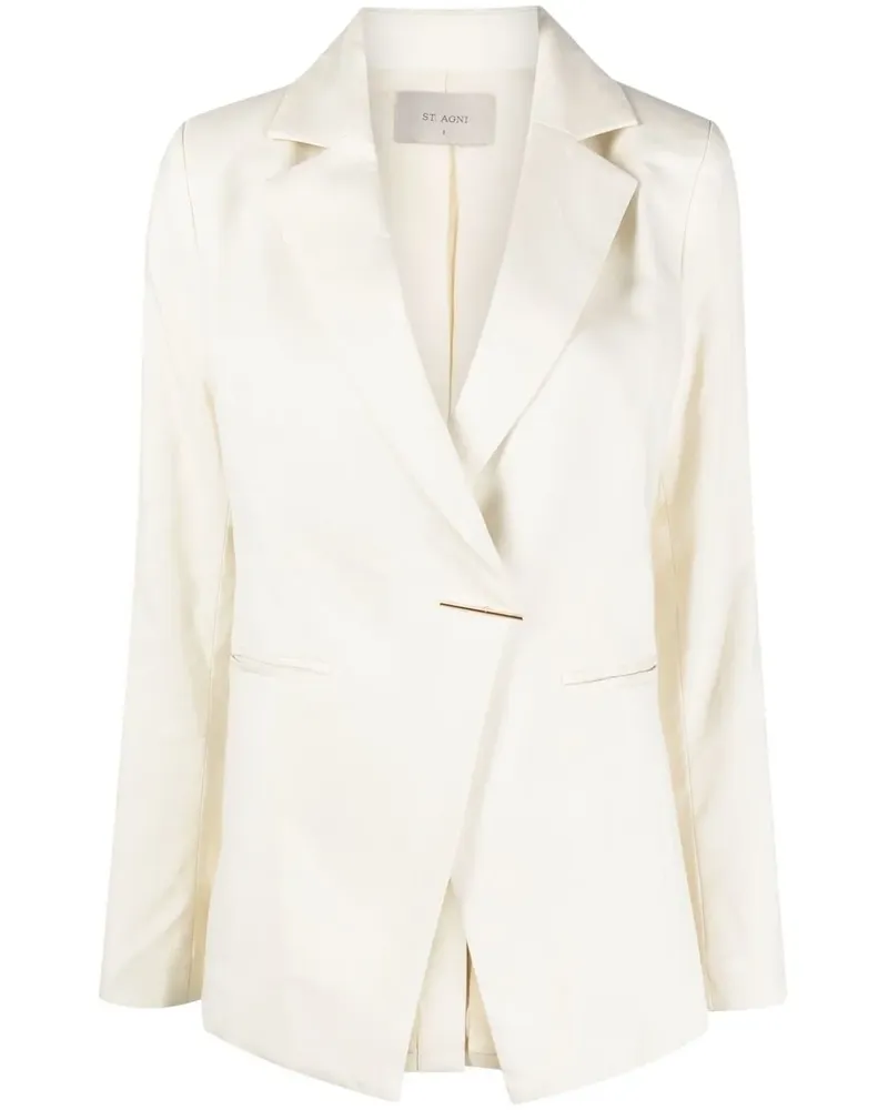 St. Agni Blazer in Wickeloptik - Nude Nude