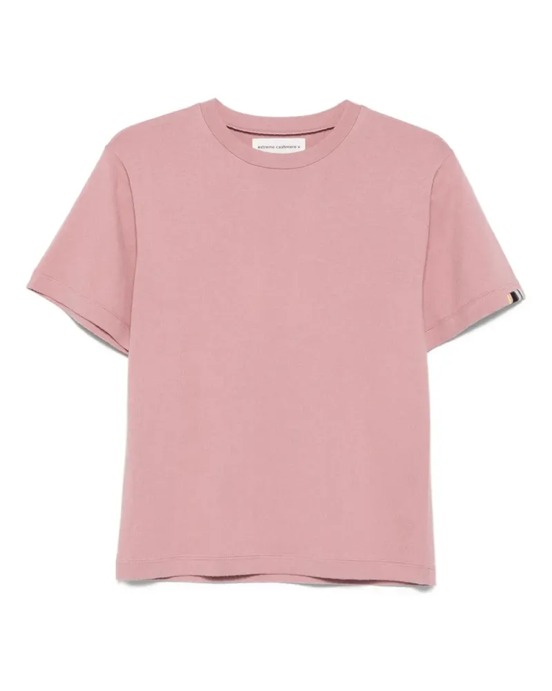 extreme cashmere T-Shirt mit Rundhalsausschnitt - Rosa Rosa