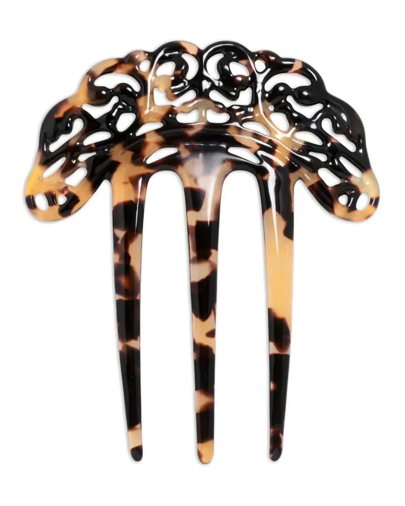Jennifer Behr Marbella cut-out hair pin - Nude Nude