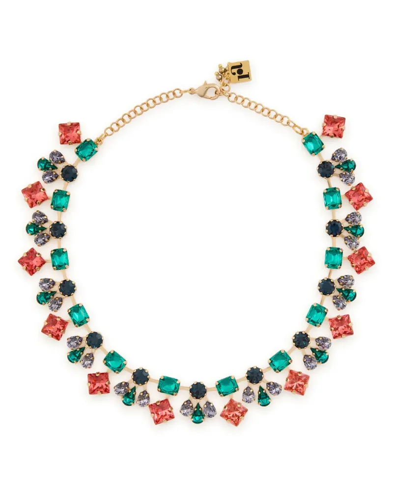 Rosantica gemstone chain necklace - Gold Gold