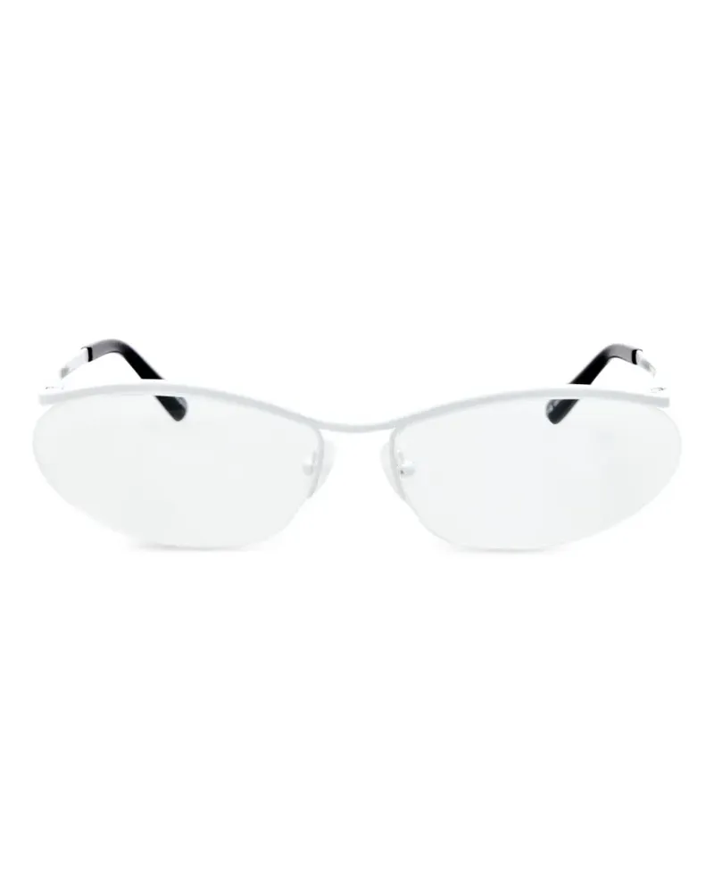 ATTICO Charlotte Cat-Eye-Brille - Weiß Weiß