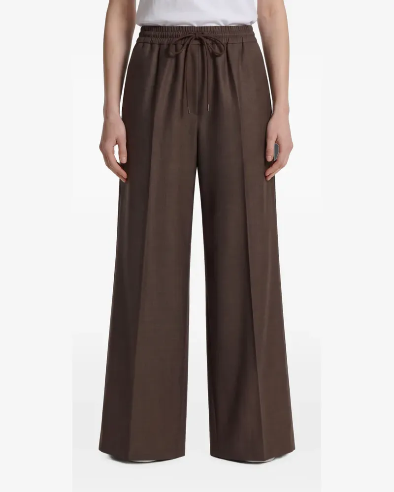 Max Mara drawstring palazzo pants - Braun Braun