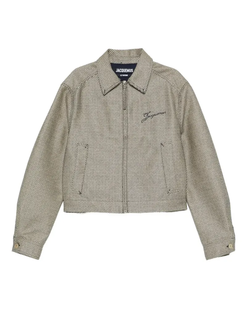 Jacquemus Canevas de Nîmes Jacke - Grau Grau
