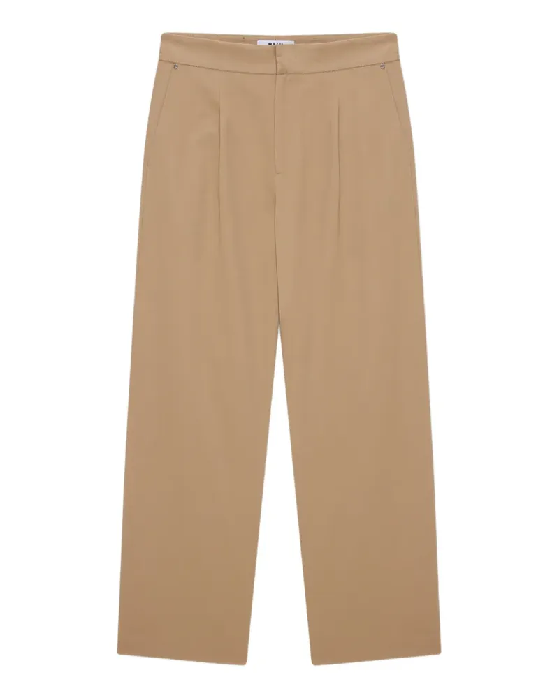MSGM Plissierte Hose - Braun Braun