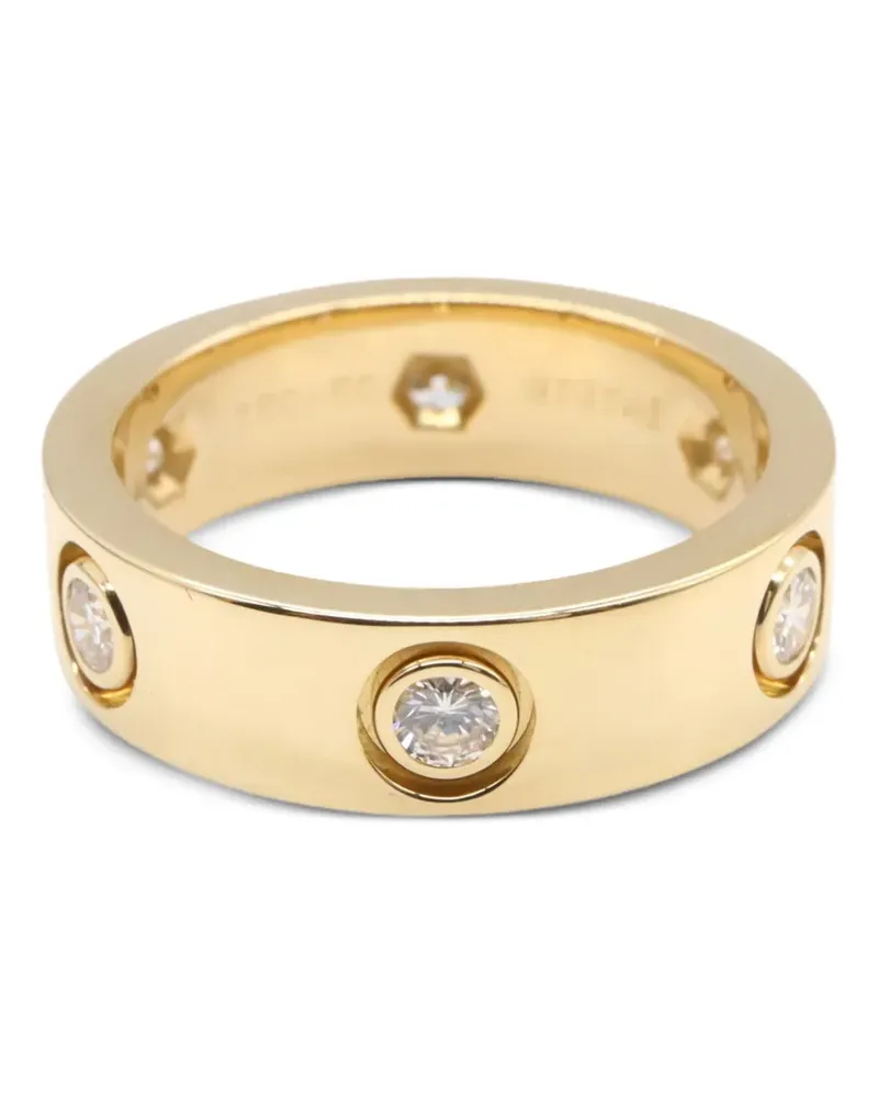 Cartier 2010s 18kt Love Gelbgoldring mit Diamant Gelb