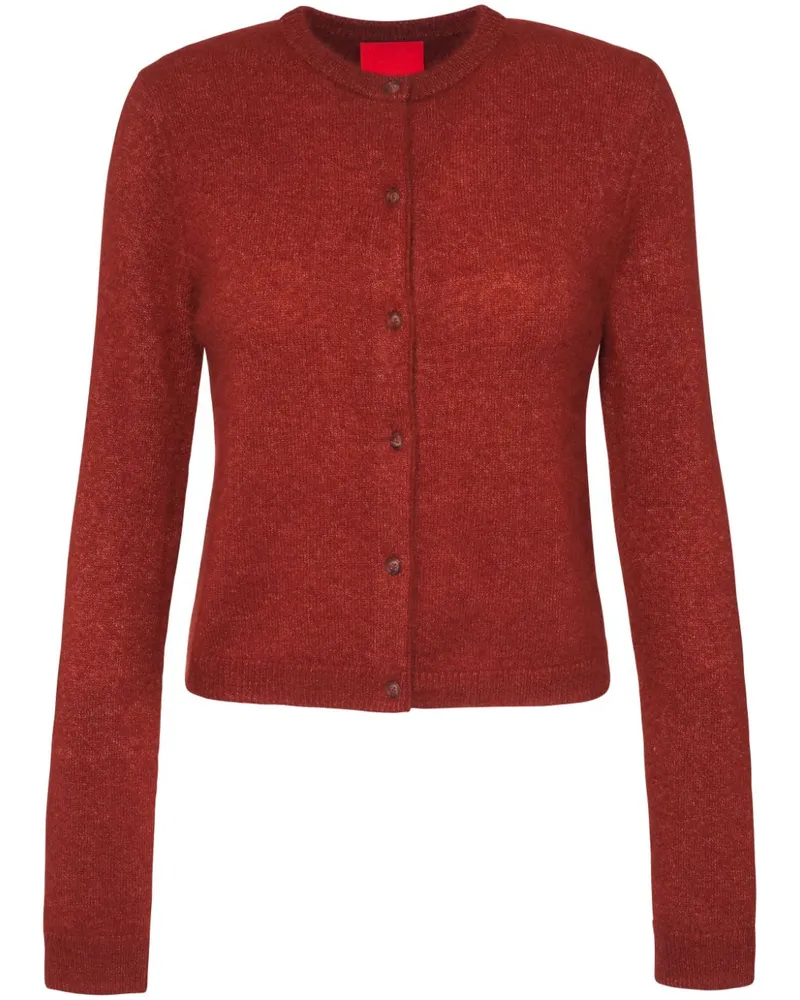 Cashmere In Love Faye Cardigan - Rot Rot