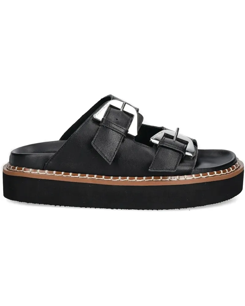 Coccinelle Sandalen mit Schnalle - 001 BLACK 001