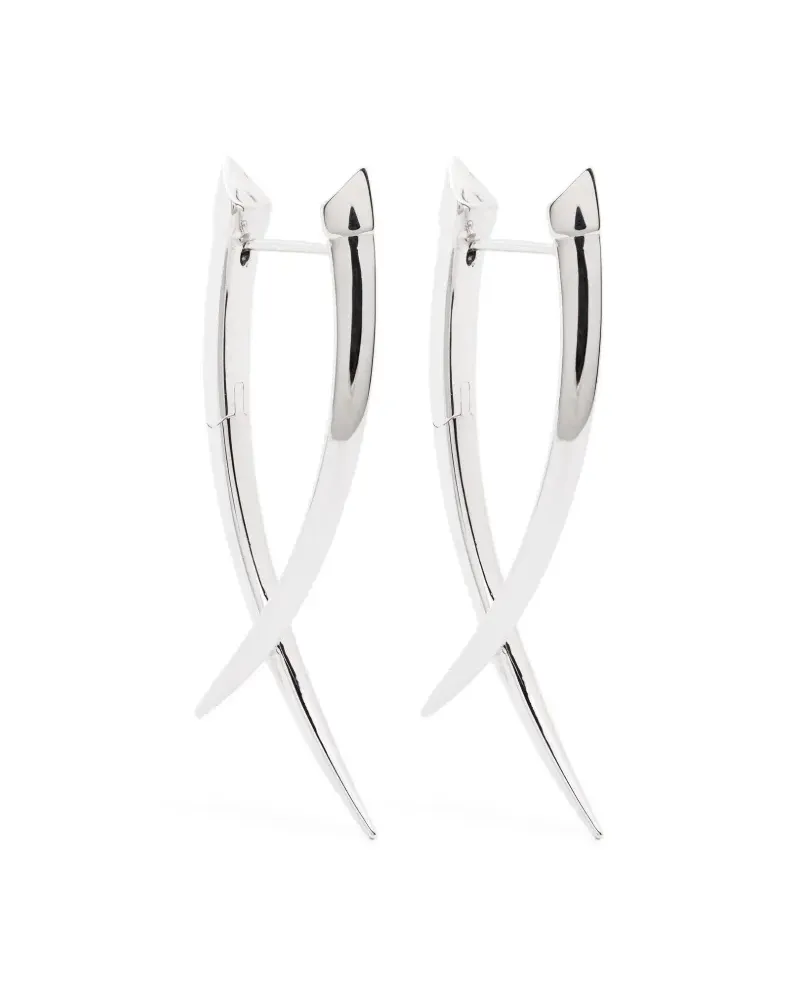 Shaun Leane Sabre Crossover earrings - Silber Silber