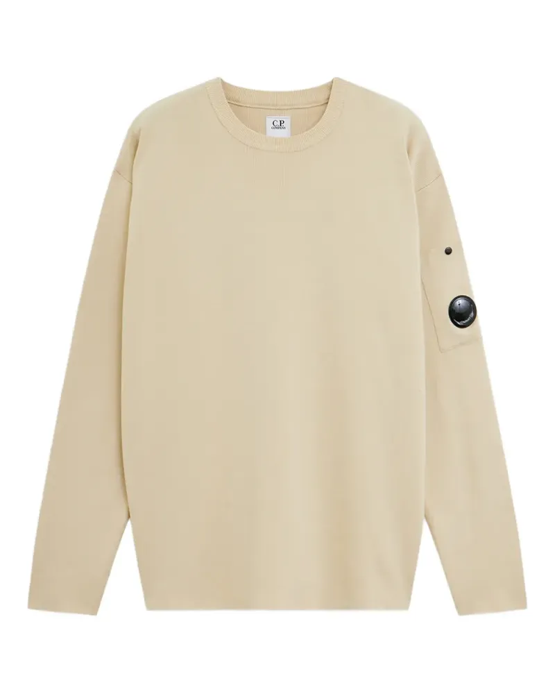 C.P. Company lens-detail long-sleeve sweater - Nude Nude
