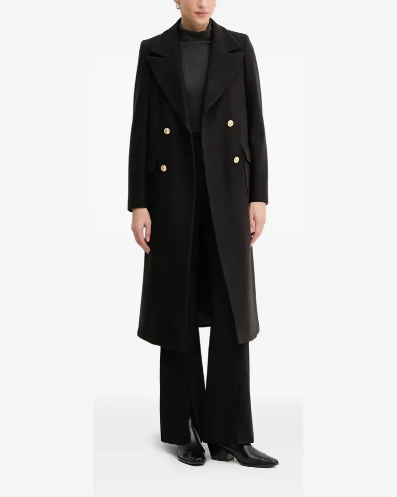 Gaudi Doppelreihiger Mantel - Schwarz Schwarz