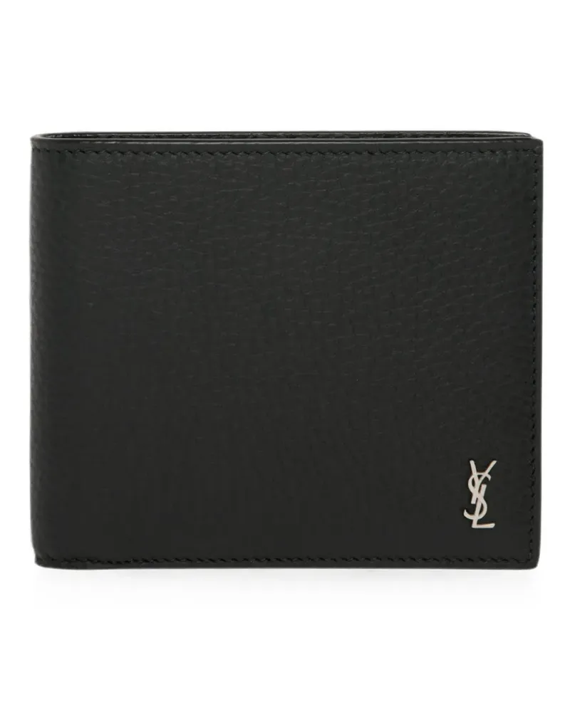 Saint Laurent Kleines Cassandre East/West Portemonnaie - Grün Grün