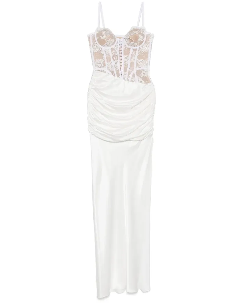 Giuseppe di Morabito Abendkleid aus Satin - Weiß Weiß