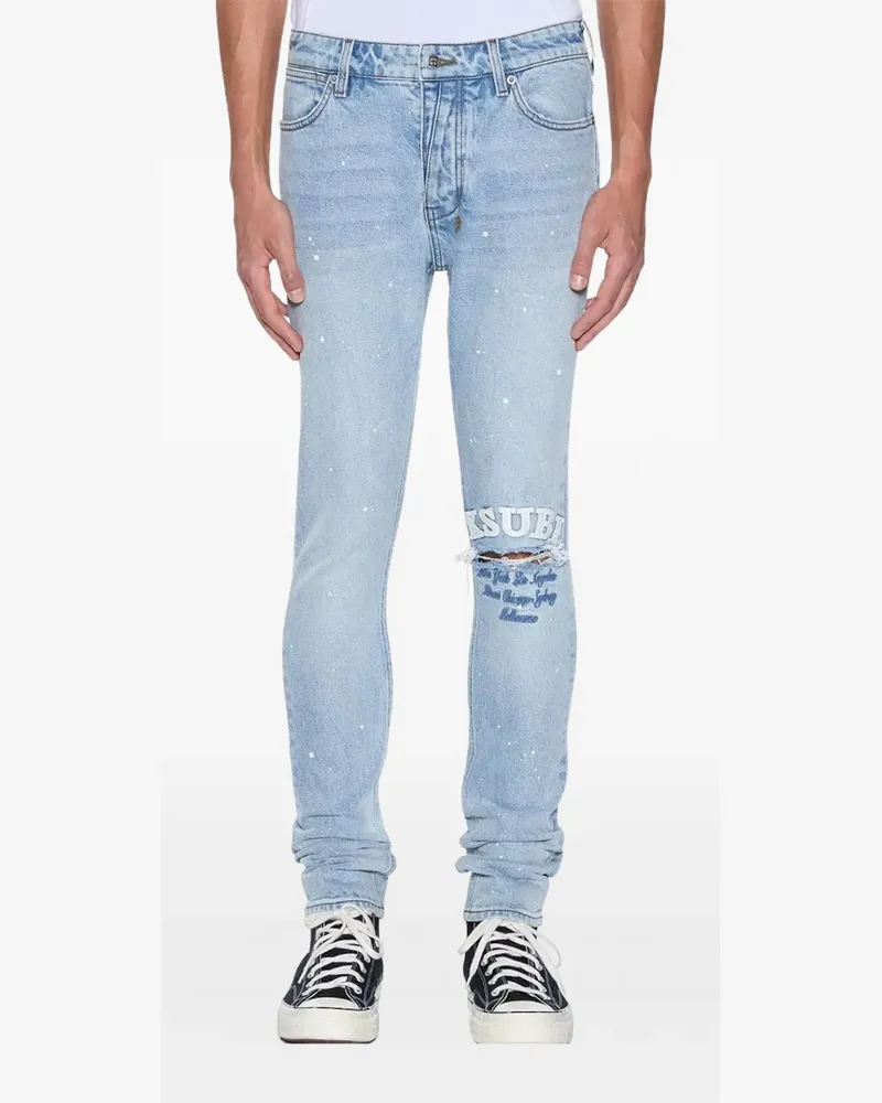 ksubi ripped-detail jeans - Blau Blau