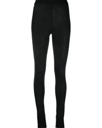 Jil Sander Leggings mit Logo-Print Schwarz