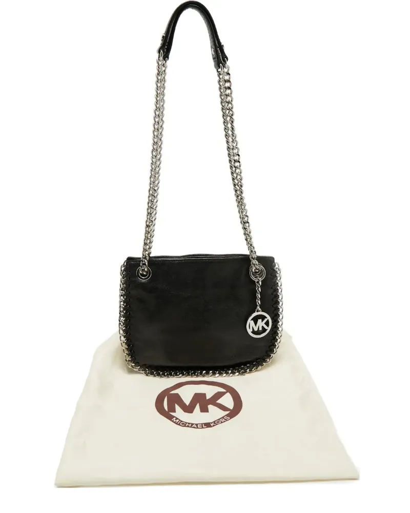 Michael Kors Chelsea Umhängetasche mit Kettendetail - Schwarz Schwarz