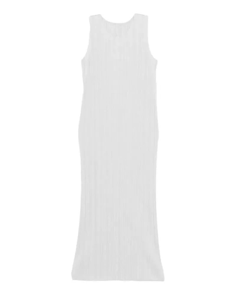 Issey Miyake Kleid mit Falten - Grau Grau