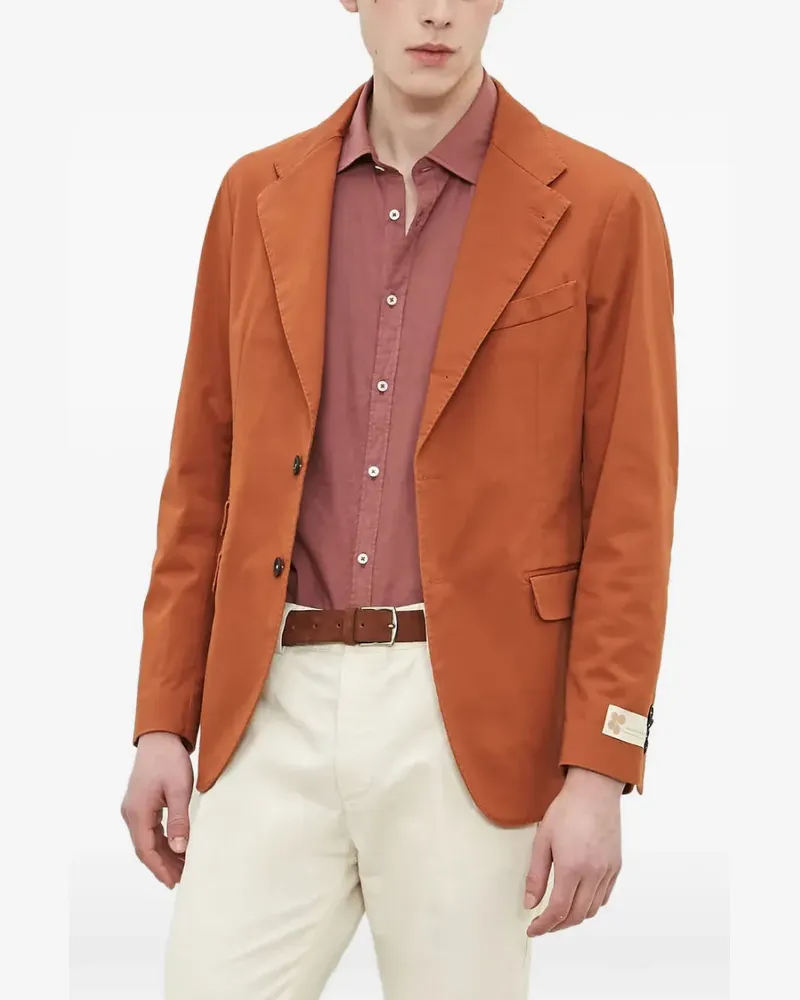 Massimo Alba Catch2 single-breasted blazer - Orange Orange