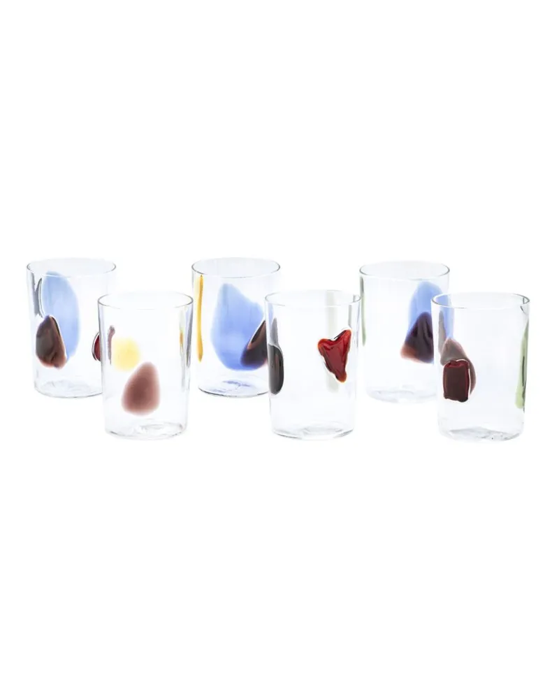 Venini Pezzenti glasses (set of six) - Nude Nude