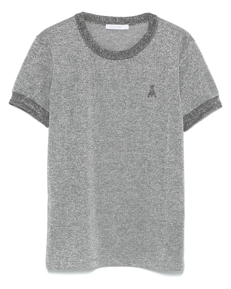Patrizia Pepe Gestricktes T-Shirt - Grau Grau