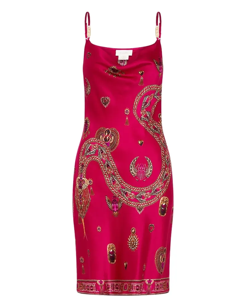 Camilla Kissed By A Cobra Minikleid - Rosa Rosa