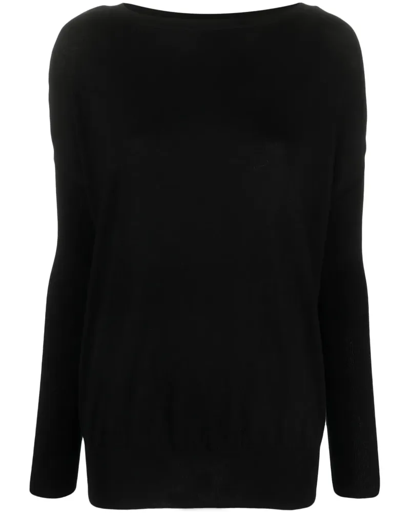 Wild Cashmere Gestrickter Pullover - Schwarz Schwarz