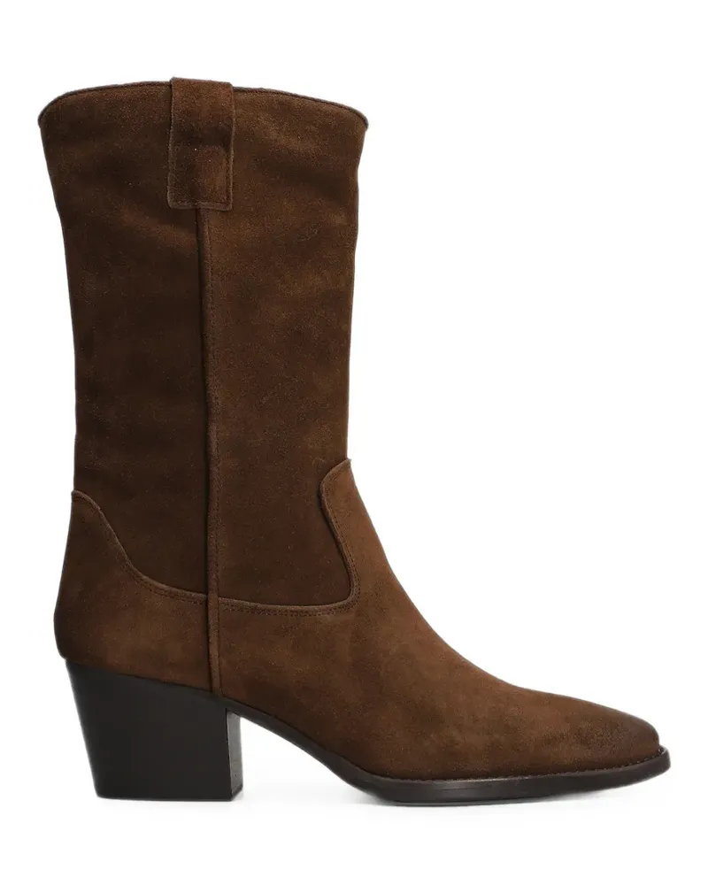 Julie Dee Wildleder-Cowboystiefel - Braun Braun