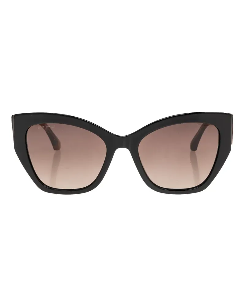 Etro Sonnenbrille mit Cat-Eye-Gestell - Schwarz Schwarz