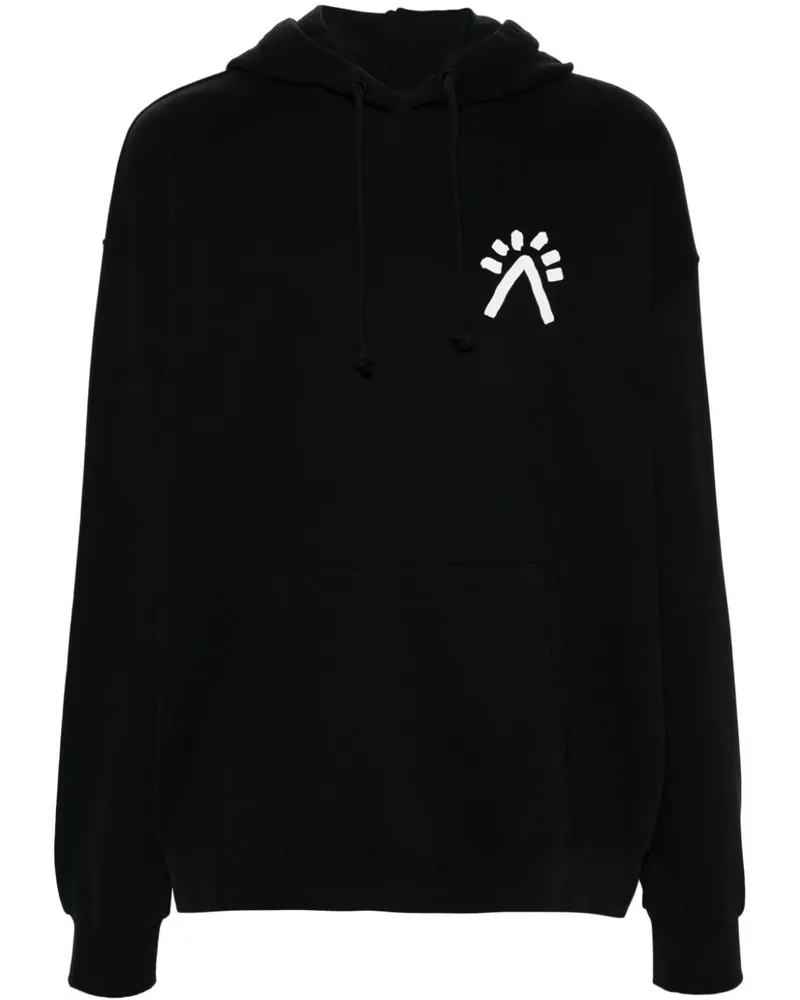 Peak Performance Hoodie mit Grafik - Schwarz Schwarz