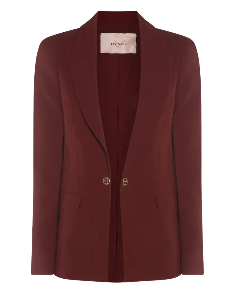 Twin-Set Blazer mit Knopfverschluss - Rot Rot