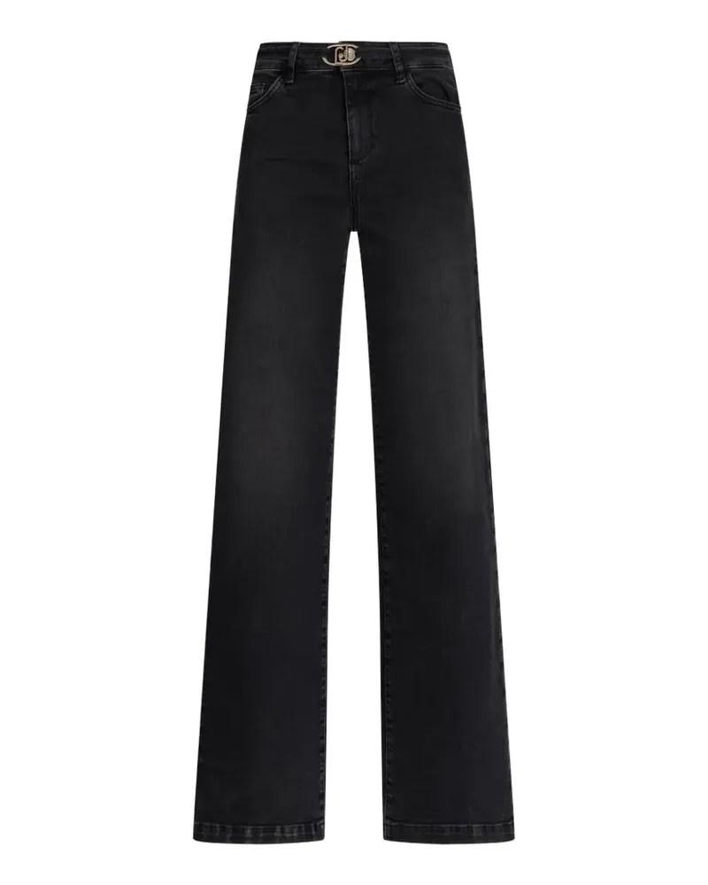 Liu Jo Schlagjeans mit hohem Bund - Schwarz Schwarz