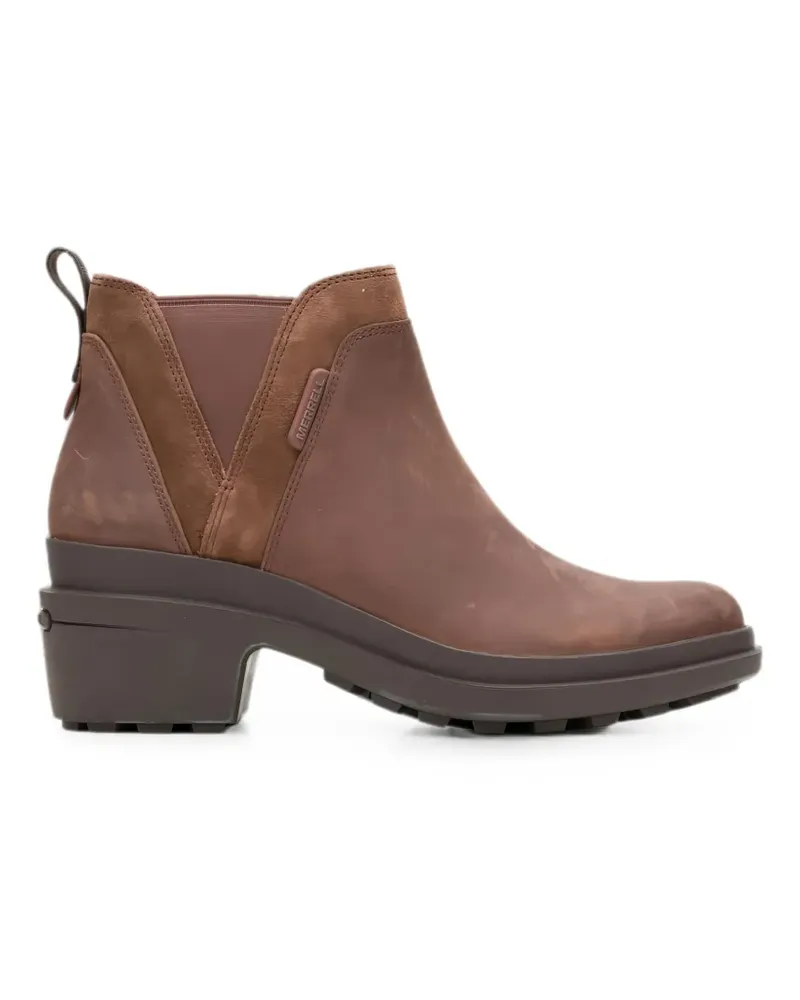MERRELL Chateau III panelled ankle boots - Braun Braun