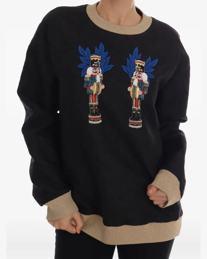 Dolce & Gabbana nutcracker-patch sweater - Schwarz Schwarz