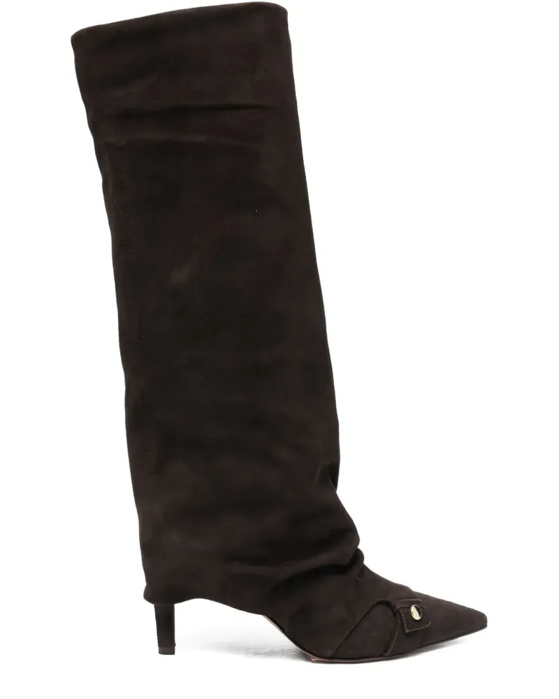 The Seller Stiefel aus Wildleder - Braun Braun