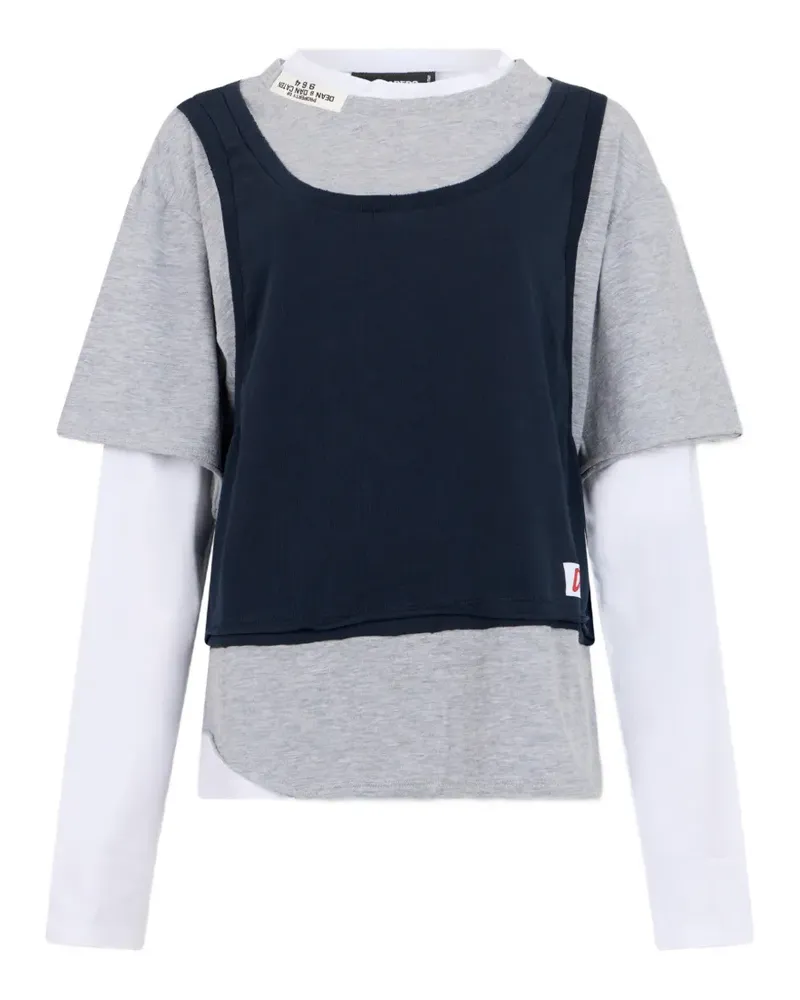 Dsquared2 Layered2 Breezy-Fit Pullover - Grau Grau