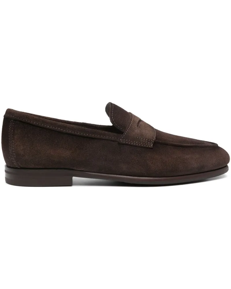 Santoni Klassische Penny-Loafer - Braun Braun