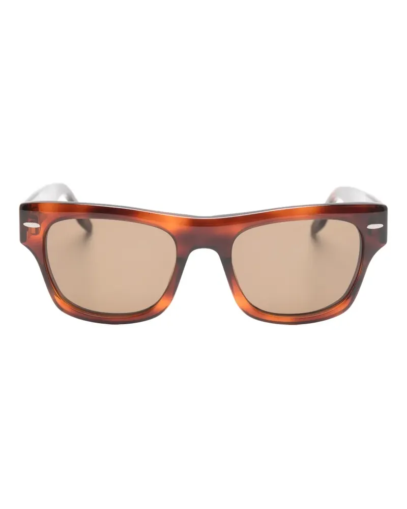 Barton Perreira Sonnenbrille mit Brauensteg - Braun Braun