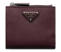 Portemonnaie aus Saffiano-Leder - Rot