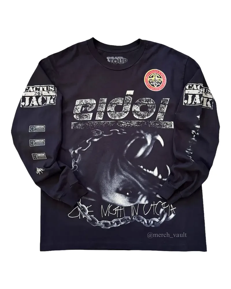 Travis Scott Circus Maximus MetLife T-Shirt - Schwarz Schwarz