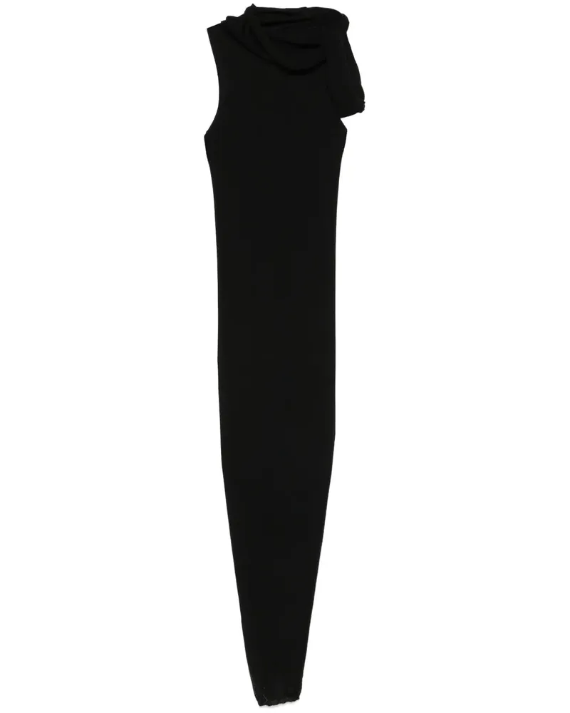 Rick Owens Maxikleid mit Bändern - Schwarz Schwarz