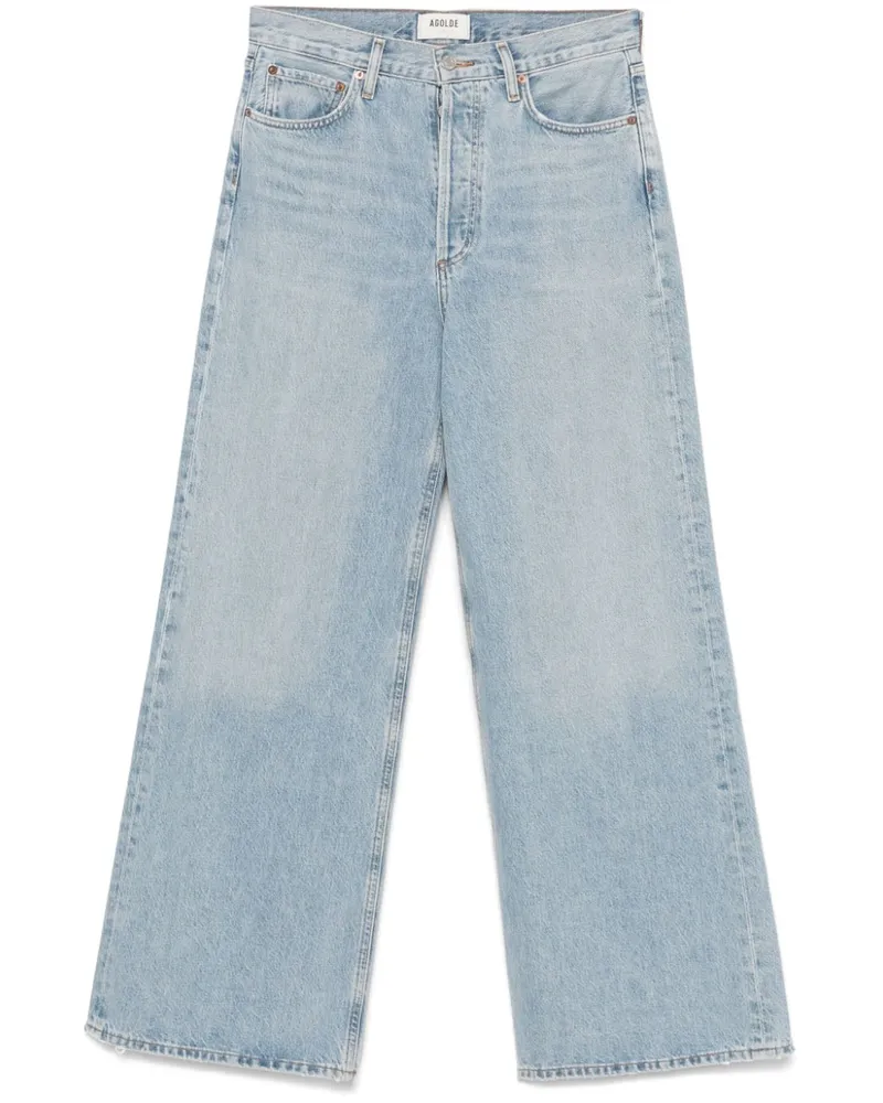 AGOLDE Dame Jeans - Blau Blau