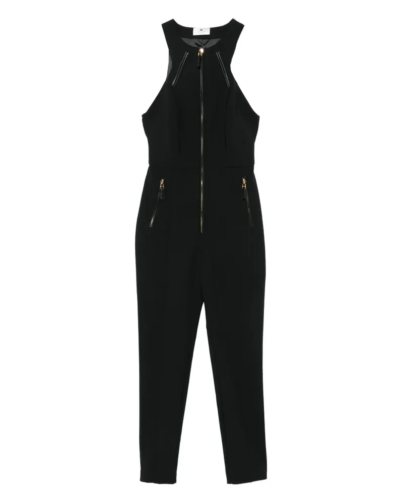 Elisabetta Franchi Jumpsuit mit Neckholder - Schwarz Schwarz