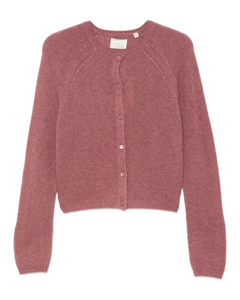 DÔEN Peroline Cardigan aus Kaschmir - Rosa Rosa