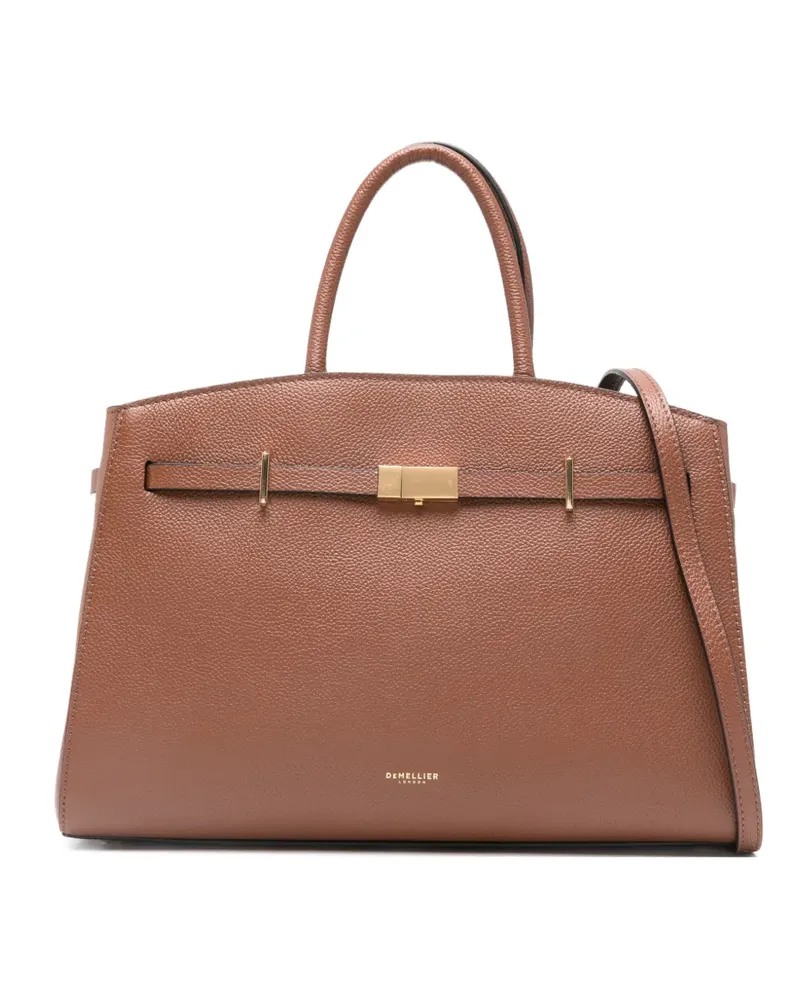 DeMELLIER The Midi Hudson tote bag - Braun Braun
